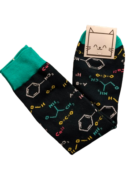 Calcetines con fórmulas matemáticas