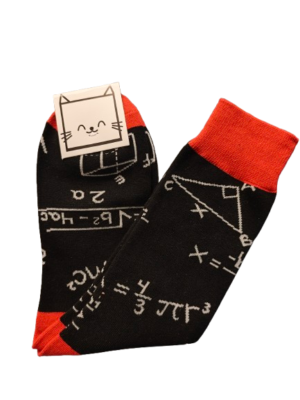 Calcetines con fórmulas químicas